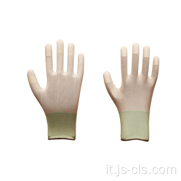 Serie PU Skin Tone guanti in nylon rivestiti PU